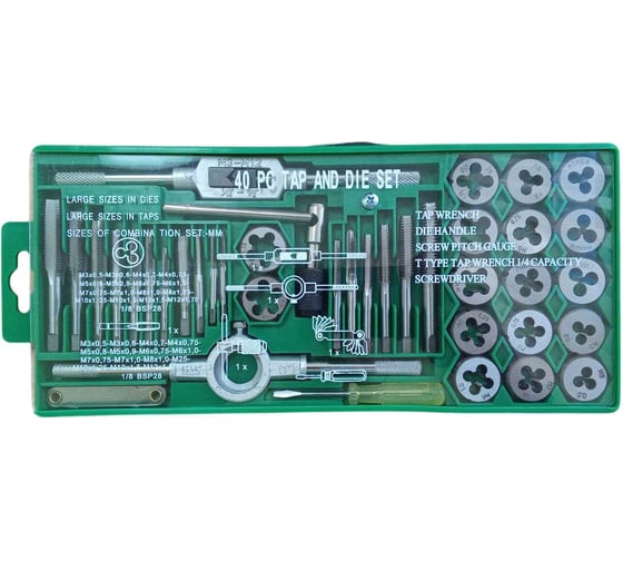 Набор резьбонарезной WYNNS (40 предметов) W0442/ Tools 00000027388