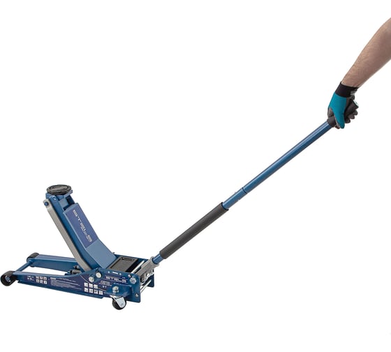 Гидравлический подкатной домкрат Stels LOW PROFILE QUICK LIFT быстр.подъем, 3 т, 75-515 мм, проф. 51136