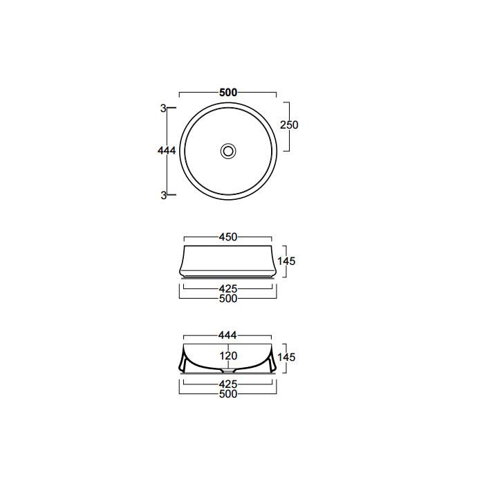 Раковина Simas Sharp SH01bi*0 50 см