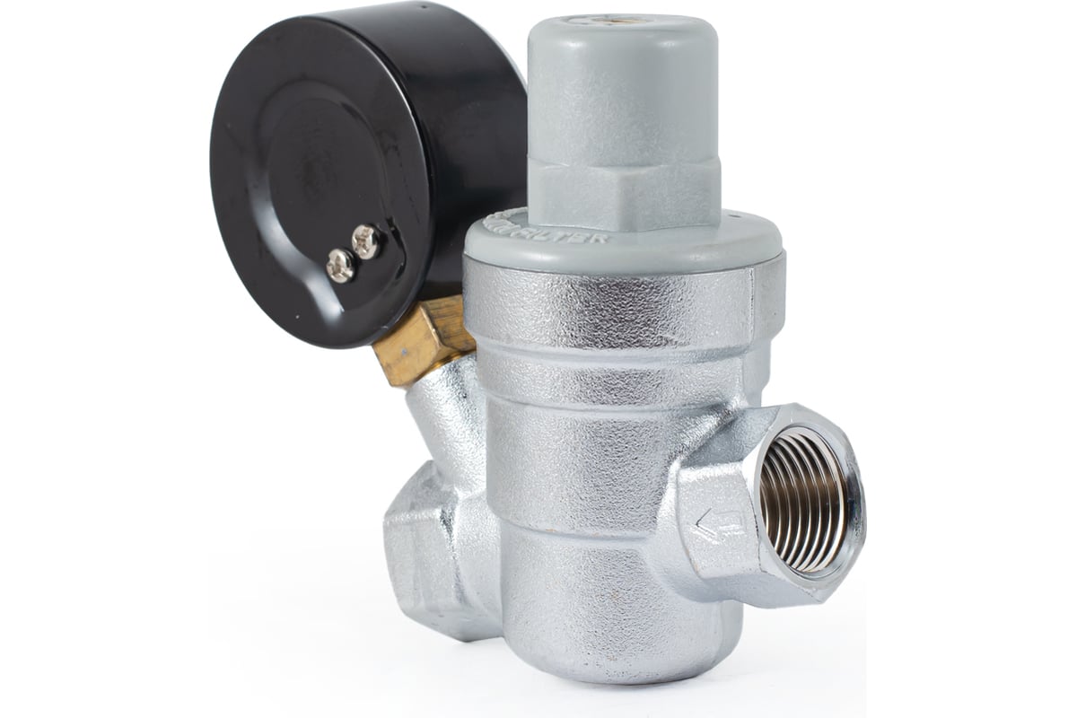 Редуктор давления PROFACTOR мембранный, с манометром, 1/2" PF PRV 253G