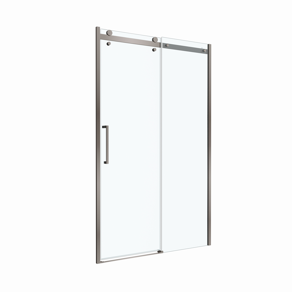 Душевая дверь BelBagno MARINO-2-BF-1-110-C-GM 110x195 прозрачная, оружейная сталь