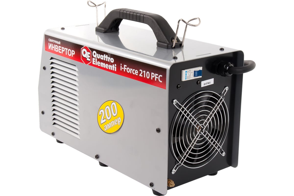 Инверторный аппарат электродной сварки Quattro Elementi i-FORCE 210 PFC 771-626