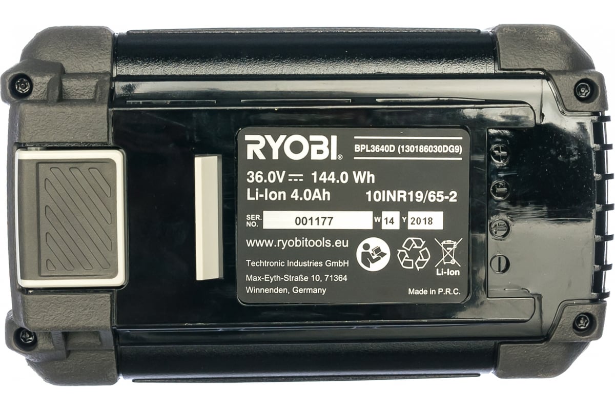 Аккумулятор Ryobi BPL3640D 5133002331 (36 В; 4.0 A*ч; Li-Ion)