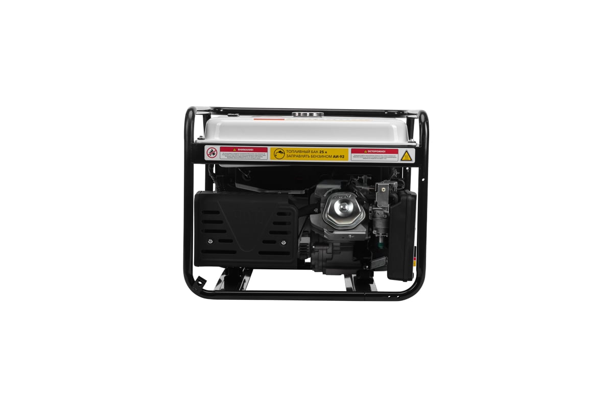 Бензиновый генератор Kranz KR5500EA, 5,5 кВт, 230 В, 25 л, коннектор автоматики, электростартер KR-16-1135