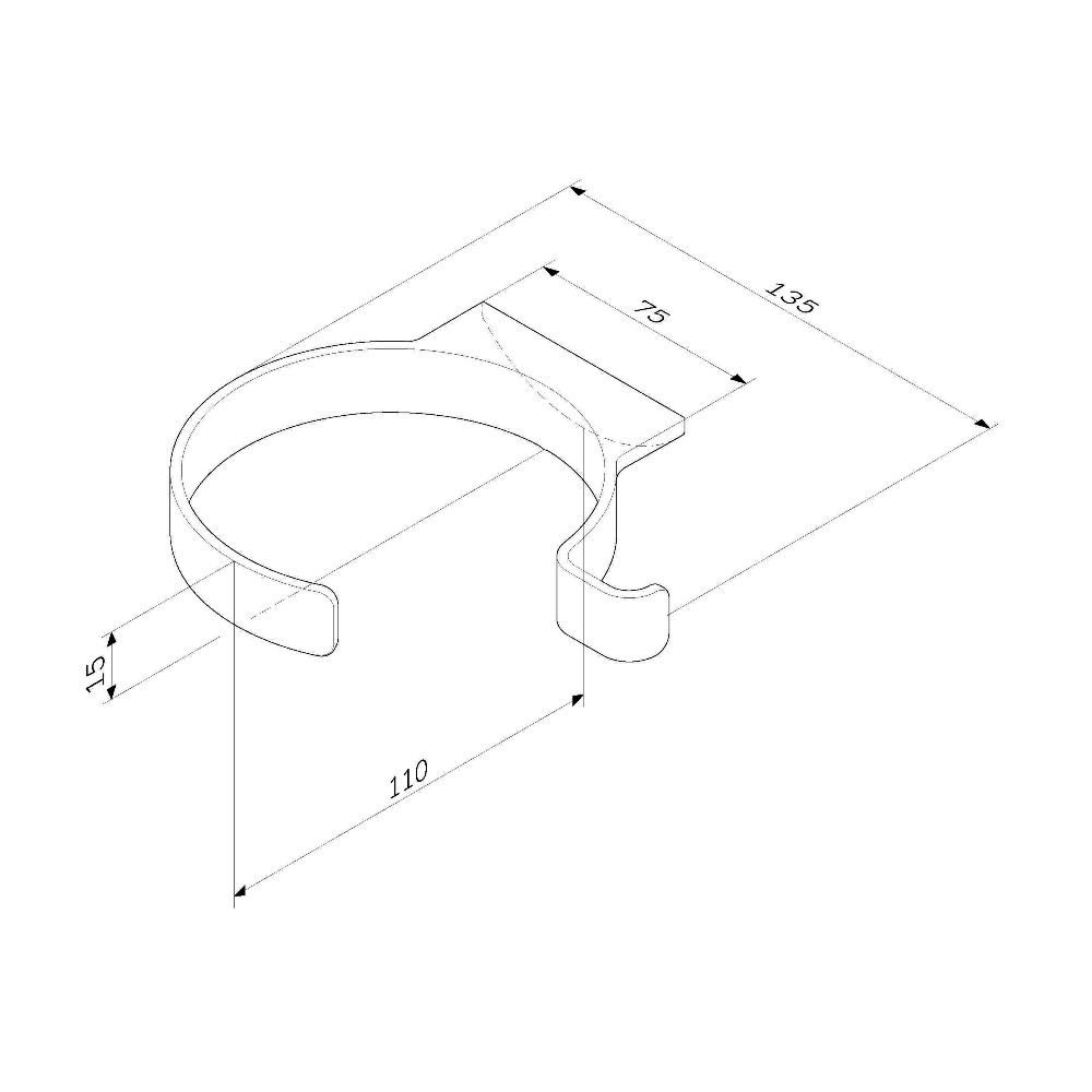 Держатель для фена AM.PM Inspire 2.0 A50A32322 черный матовый