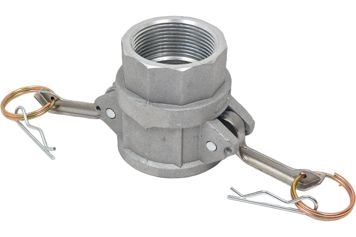 Алюминиевый камлок TITAN LOCK типа D серия "EcoLine", розетка внутренняя резьба BSP 1 1/2", TL150DAL-EL