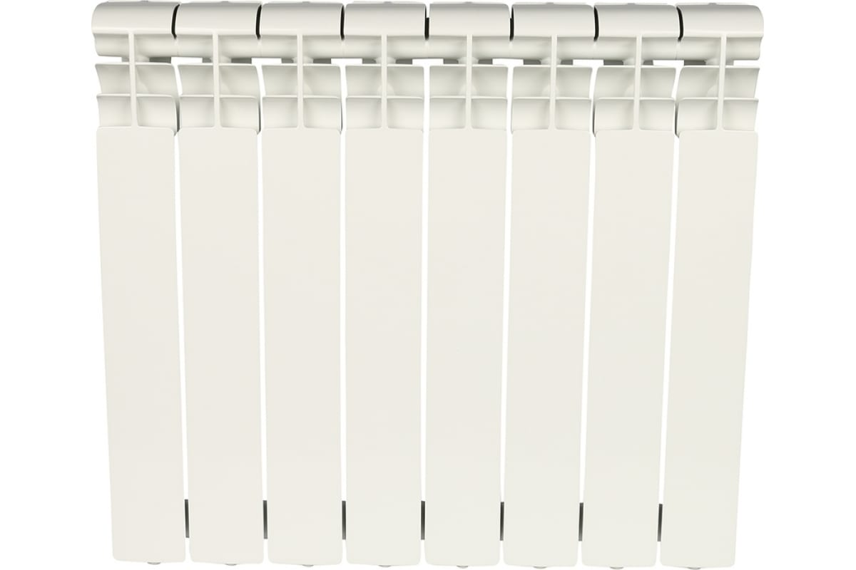 Алюминиевый радиатор Rommer Profi 500 AL500-80-80-100 8 секций RAL9016 82484