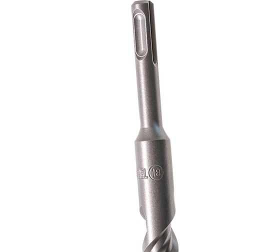 Бур по бетону, двойная спираль, Cobalt W-tip (18x260 мм; SDS PLUS) Denzel 705043