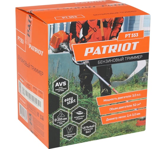 Бензиновый триммер Patriot PT 553 1+1 250108444