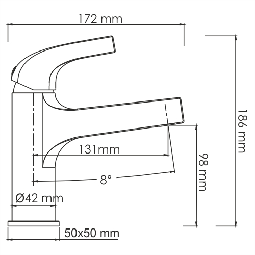 Смеситель для раковины WasserKRAFT Sauer 7103 золото