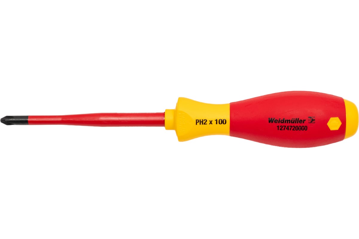 Изолированная отвертка Weidmuller SDIK PH2 SL 1274720000