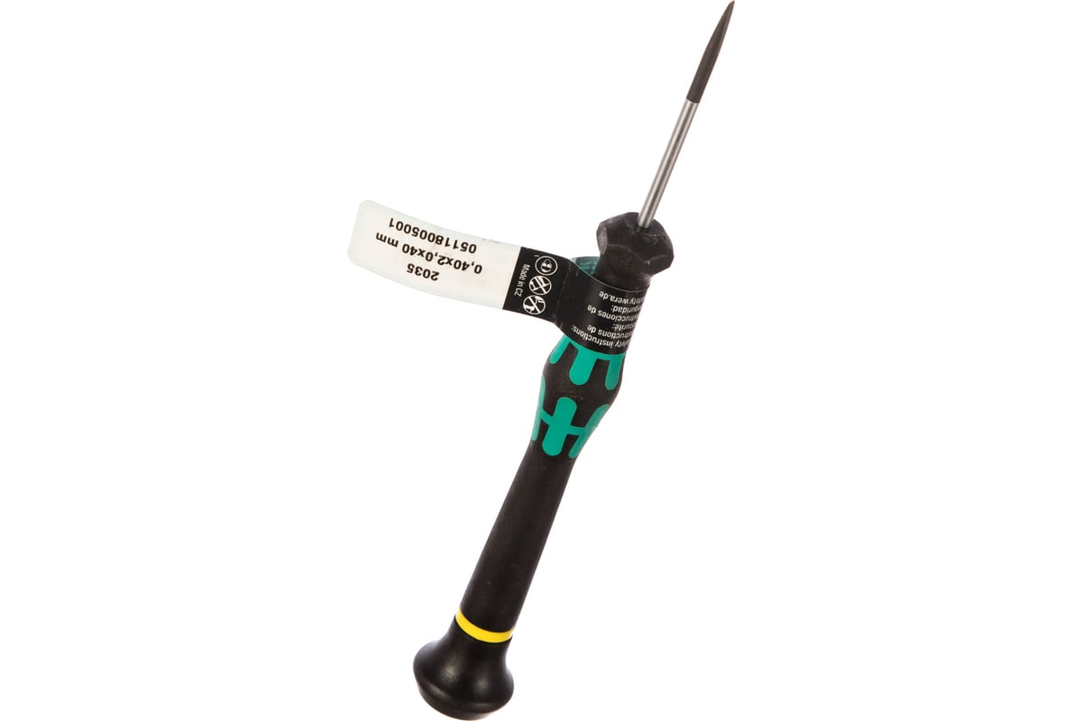 Отвертка WERA 2035 0,4x2,0x40 MM WE-118005