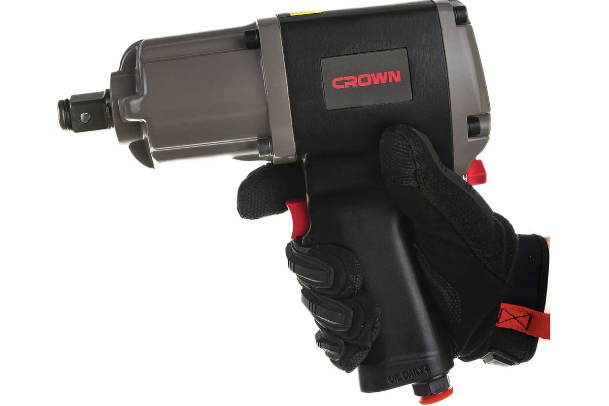 Пневматический ударный гайковёрт Crown CT38114 BMC