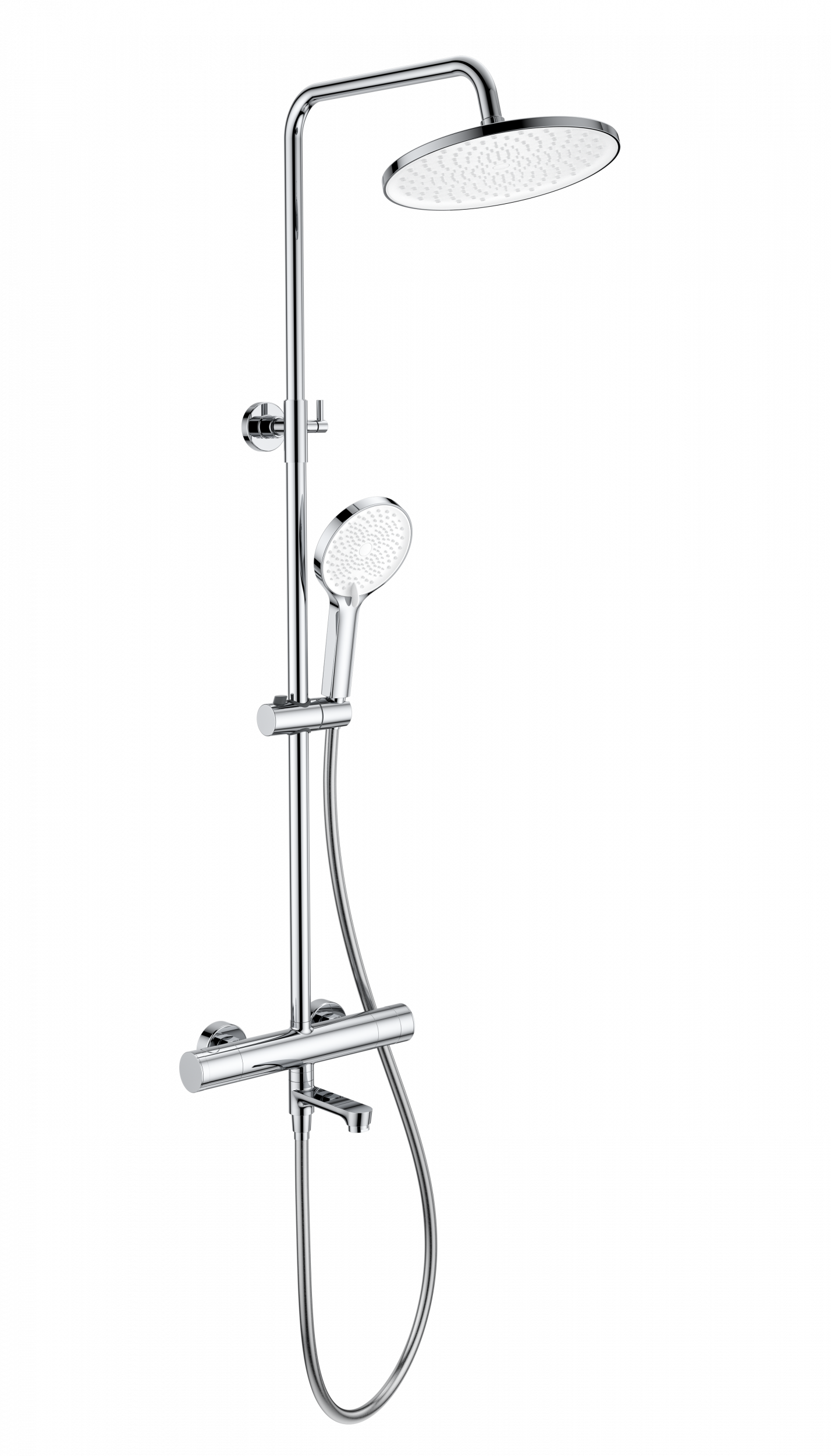 Душевая стойка Wonzon&Woghand WW-B3069-CR термостат, хром