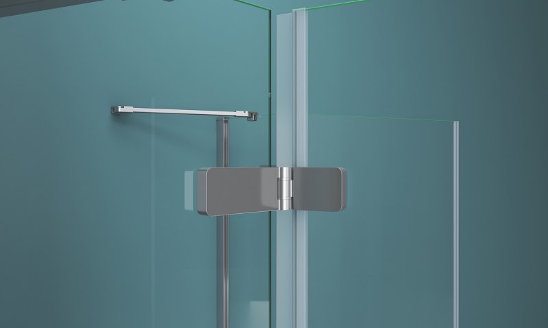 Душевой уголок BelBagno KRAFT-A-22-80-C-Cr 80x80 прозрачный, хром