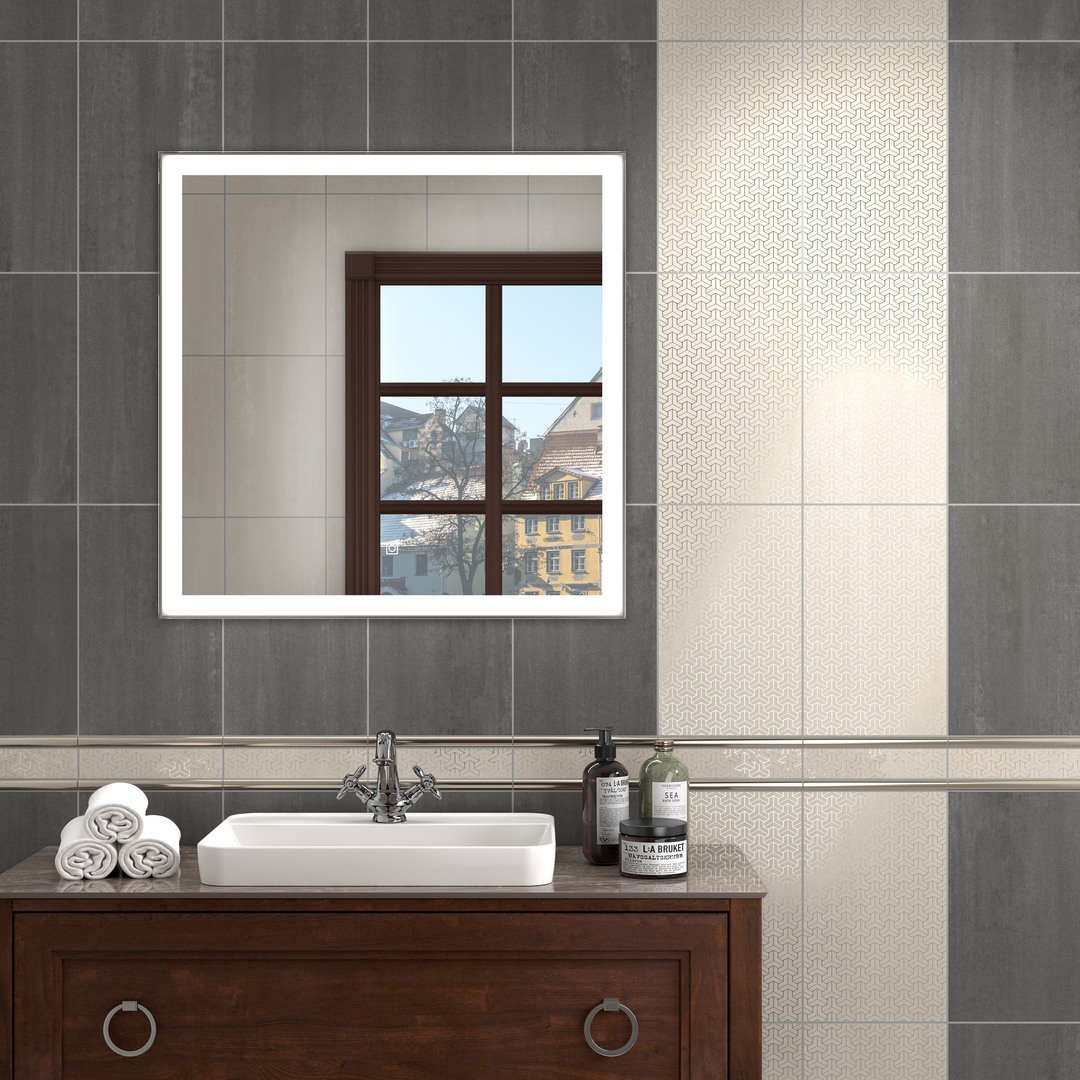 Декор Kerama Marazzi Ломбардиа белый 25х40 см, HGD\A371\6397