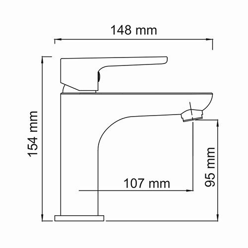 Смеситель для раковины WasserKRAFT Leine 3504