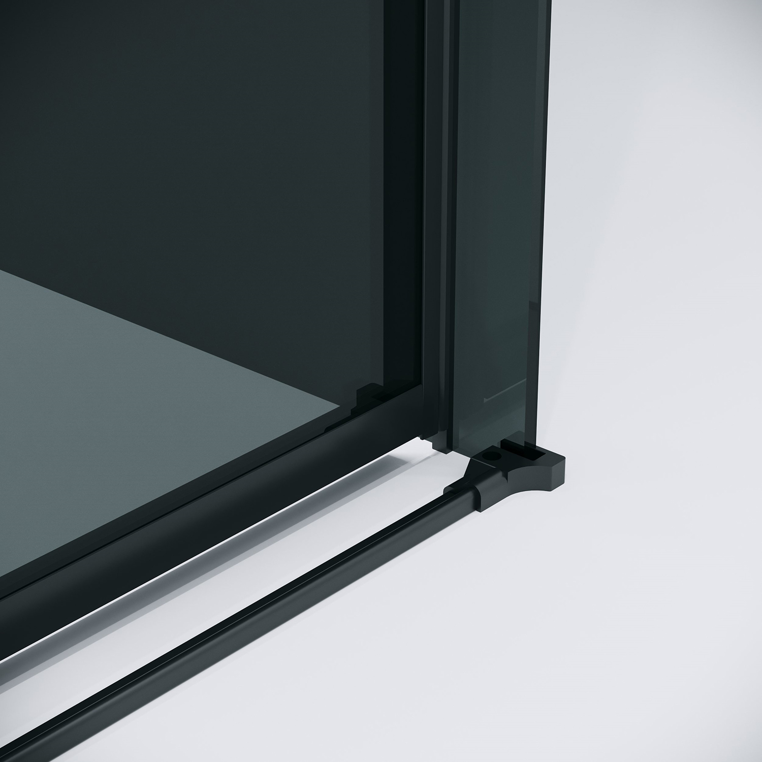 Душевой уголок Grossman Classic 120.K33.04.1080.21.10 100x80 тонированный, черный матовый