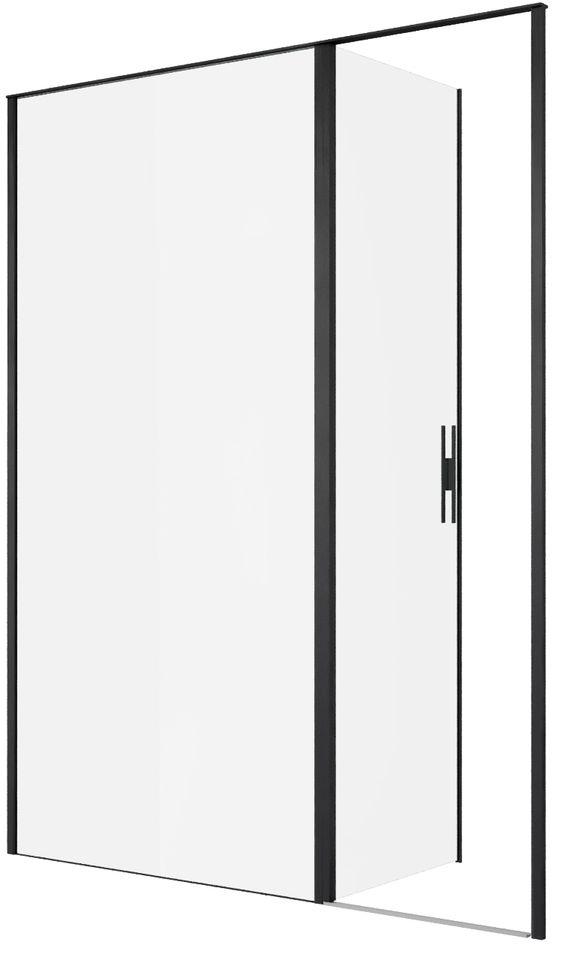 Душевая дверь Allen Brau Priority 160x200 3.31039.BBA прозрачная, черный браш