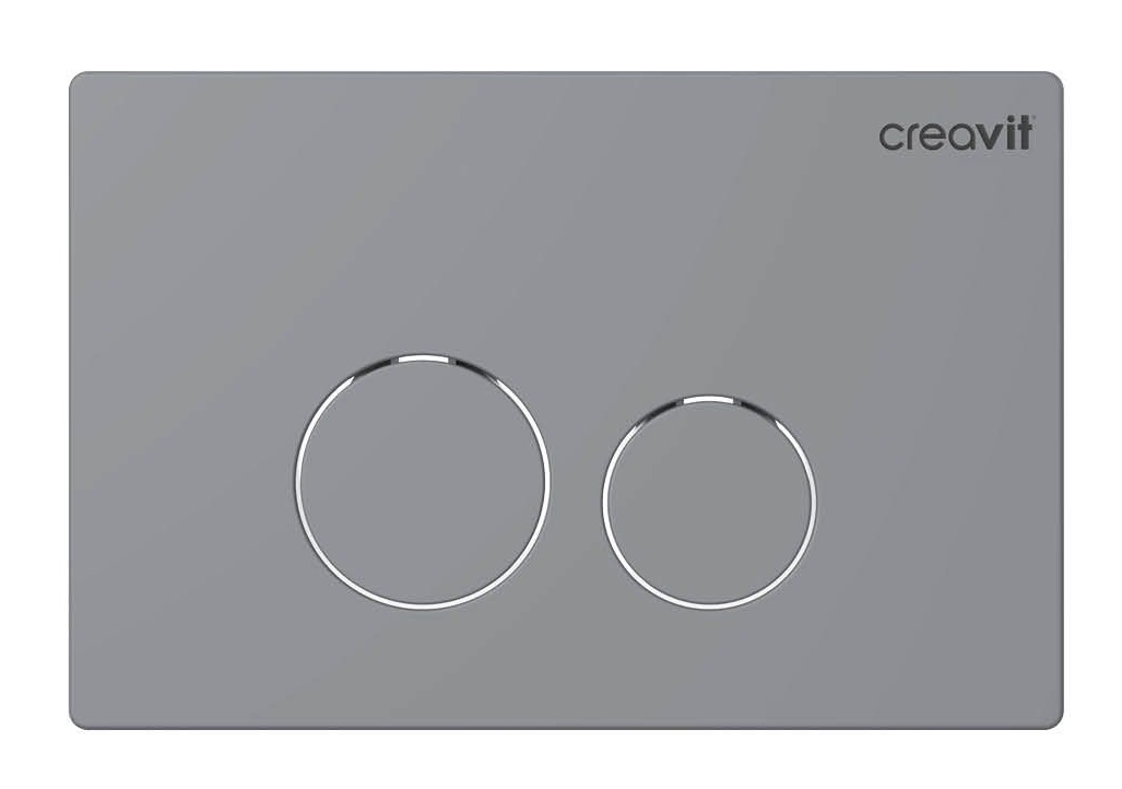 Кнопка смыва Creavit Terra GP9003.00 хром матовый