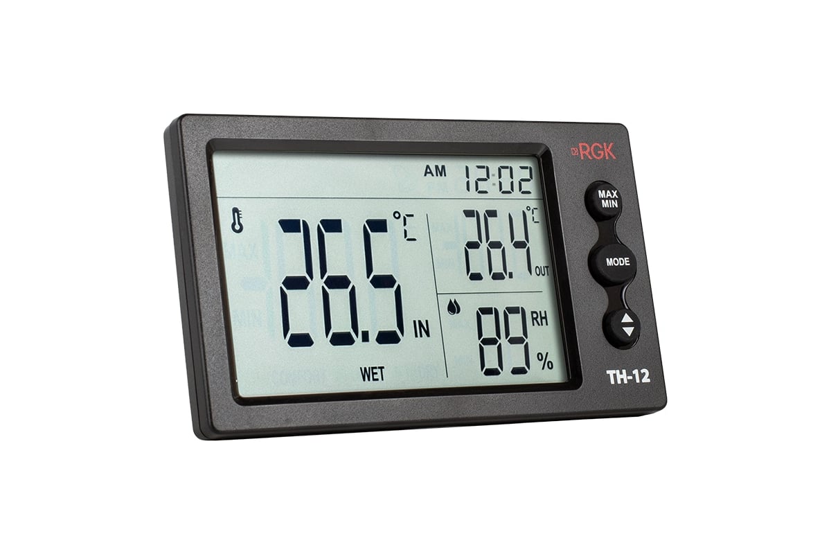 Термогигрометр RGK TH-12 с поверкой 779272