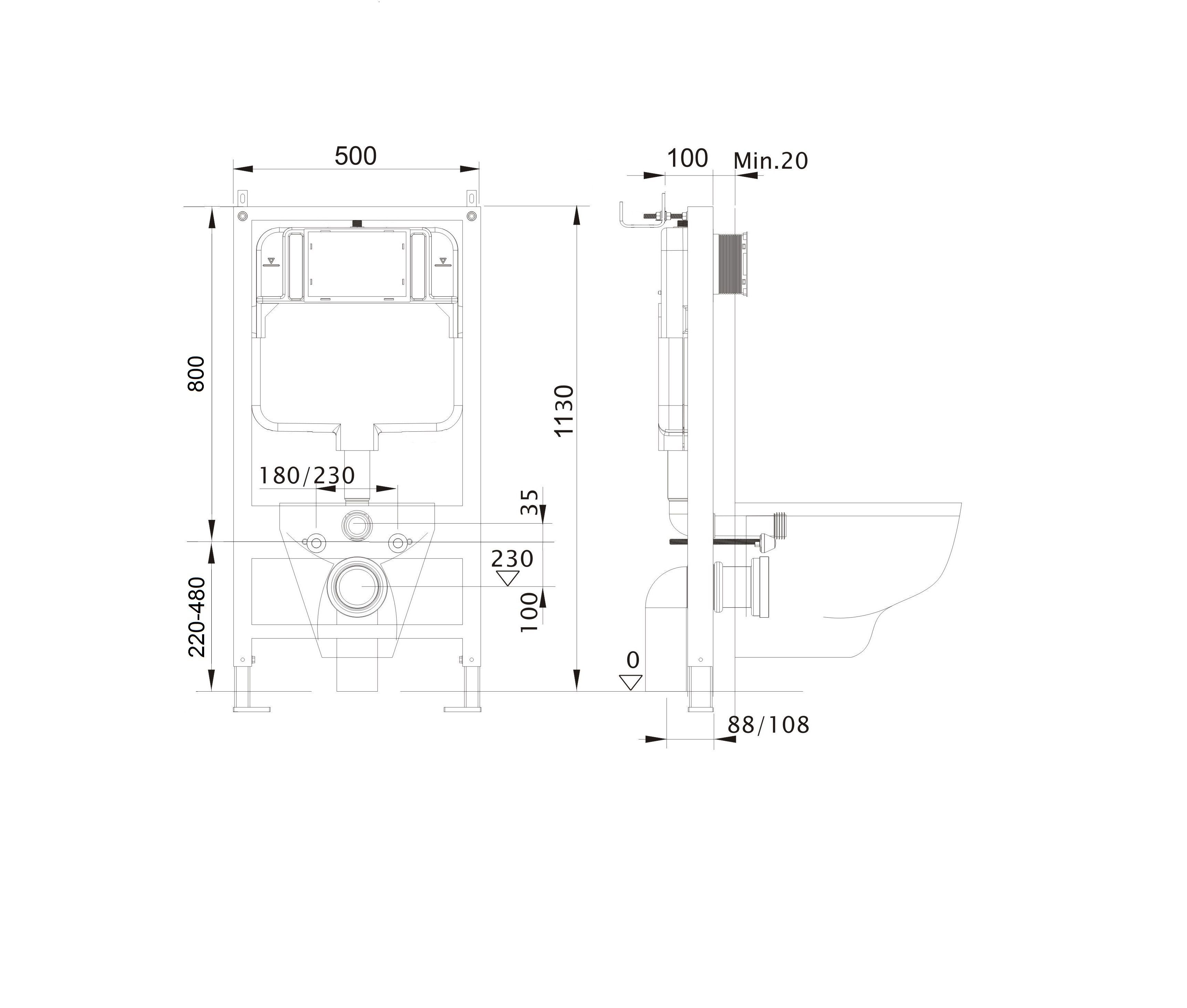 Подвесной унитаз SET Aquatek Альтаир cm-020 4в1 с микролифтом, кнопка черный матовый Подвесной унитаз SET Aquatek Альтаир cm-020 4в1 с микролифтом, кнопка черный матовый