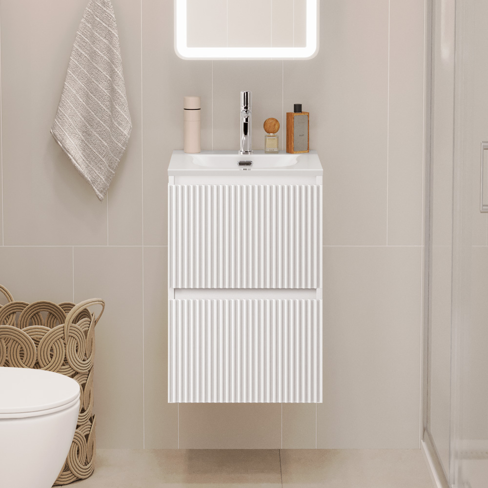Мебель для ванной BelBagno Uno-Mini 40 см Bianco Opaco