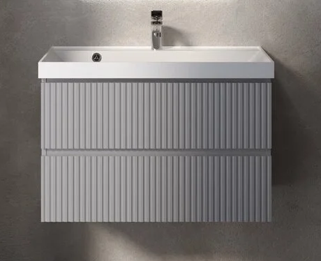 Мебель для ванной AQUAme S1 80 см серый