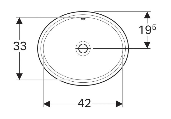 Раковина Geberit VariForm 48 см 500.748.01.2