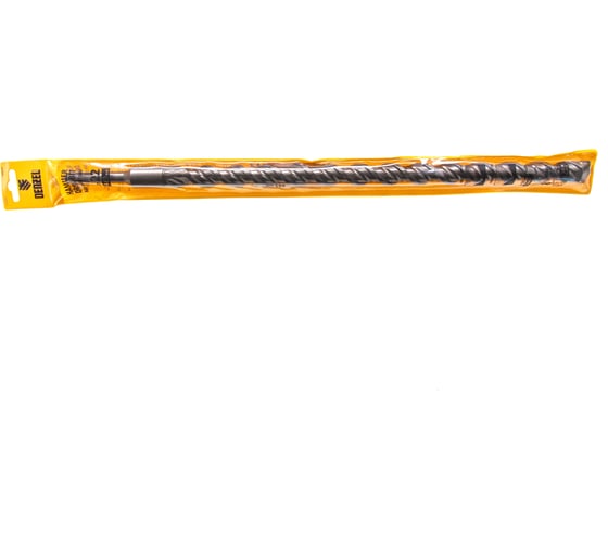 Бур по бетону, двойная спираль, Cobalt W-tip (22x460 мм; SDS PLUS) Denzel 705054