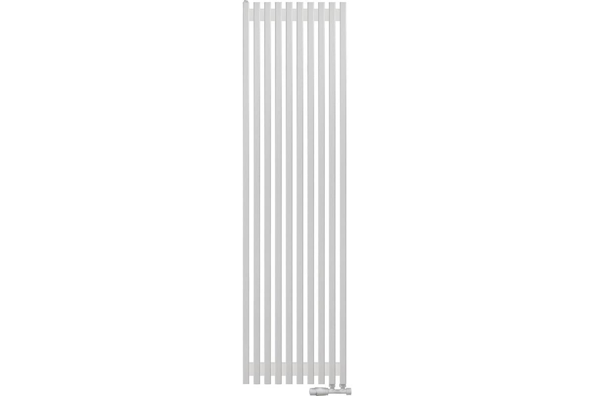 Вертикальный радиатор c нижним подключением, ARBIOLA Compact V 1800-63-10 VR, RAL 9016 матовый белый 254614