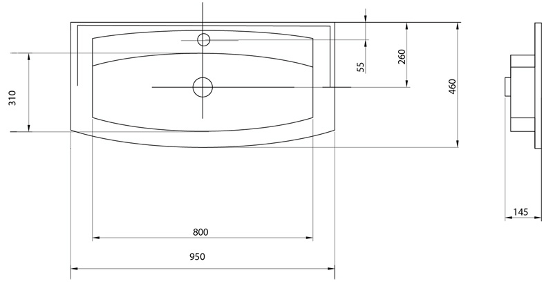 Мебель для ванной Акватон Севилья 95