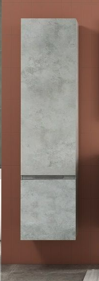 Шкаф пенал Art&Max Techno 40 см левый, бетон лофт натуральный