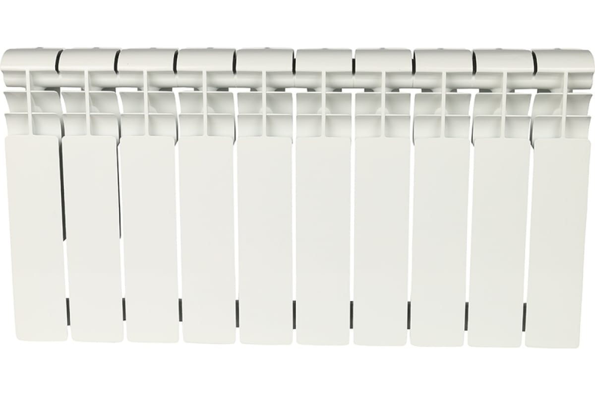 Биметаллический радиатор Rommer Profi BM 350 BI350-80-80-130 10 секций RAL9016 86632