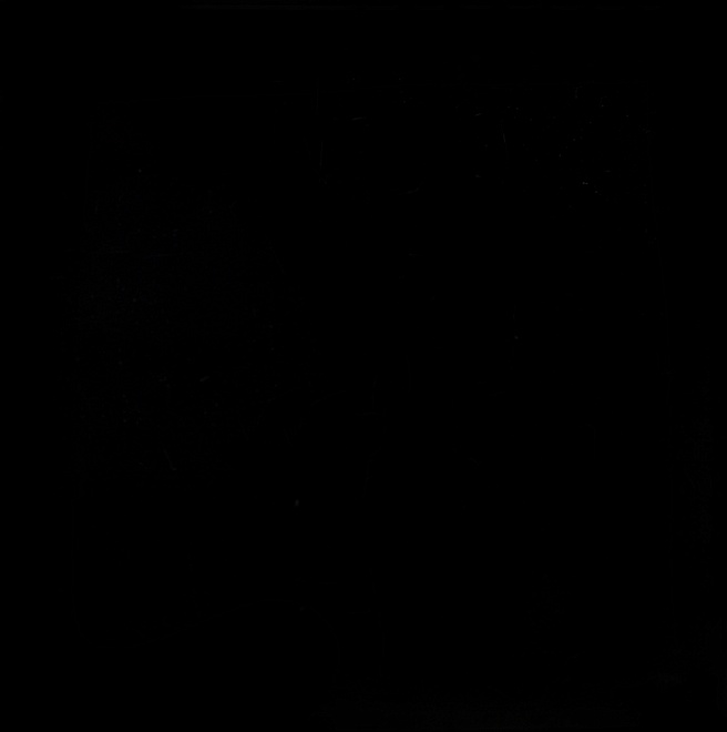 Вставка Kerama Marazzi Авеллино чёрный 4.9х4.9 см, 5251\9