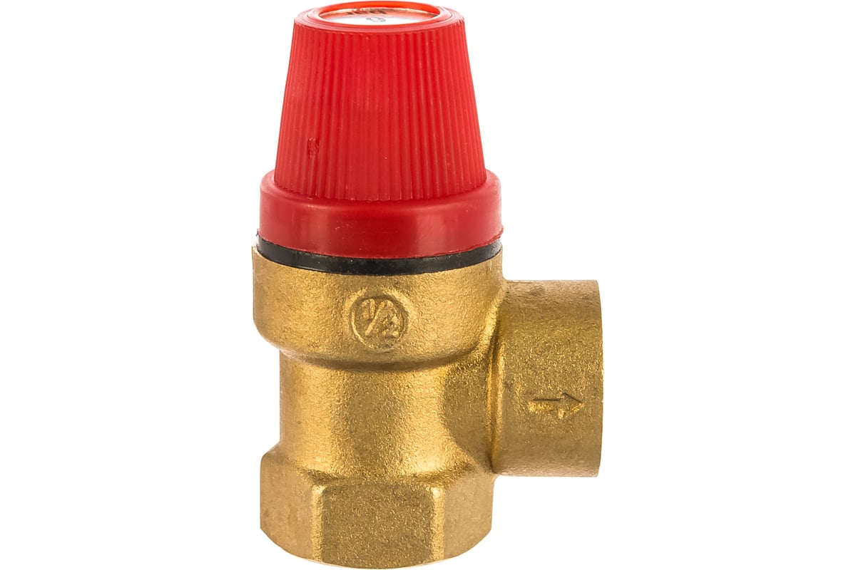 Предохранительный клапан СТМ ТЕРМО 1/2", г/г, 6 Бар CRVP6F12