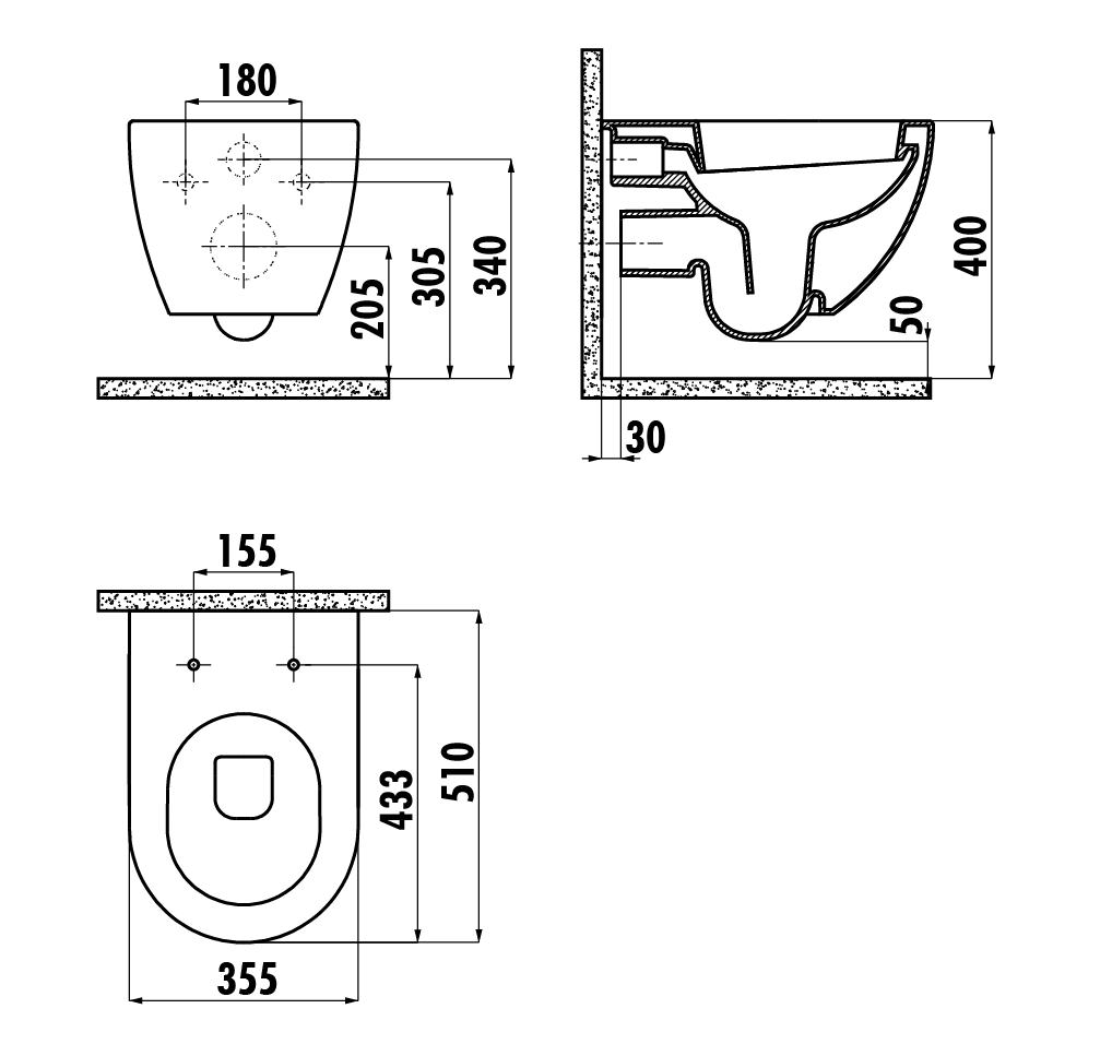 Подвесной унитаз Creavit Free FE322-00CM00E-0000 безободковый с функцией биде, капучино матовый