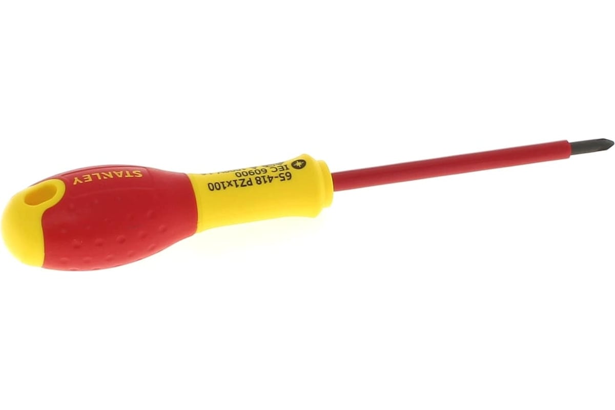 Диэлектрическая отвертка FATMAX 1000V PZ1х100 мм Stanley 0-65-418