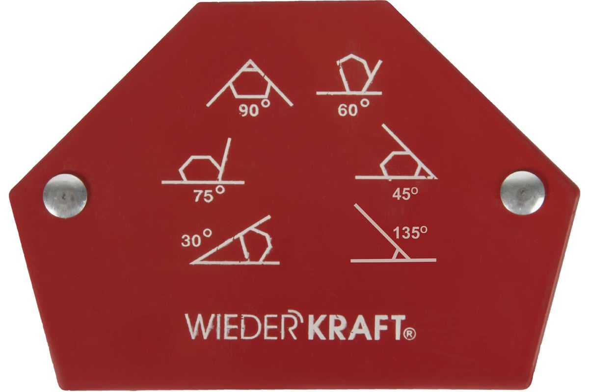Магнит сварочный 30, 45, 60, 70, 90, 135 градусов, 25Lbs Wiederkraft WDK-65025