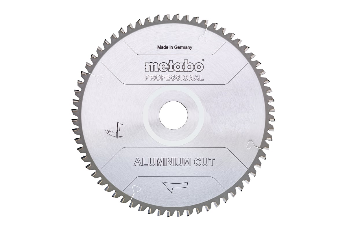 Диск пильный Aluminium Cut Professional (190x30 мм; 52Z; FZ/TZ 5neg) Metabo 628296000