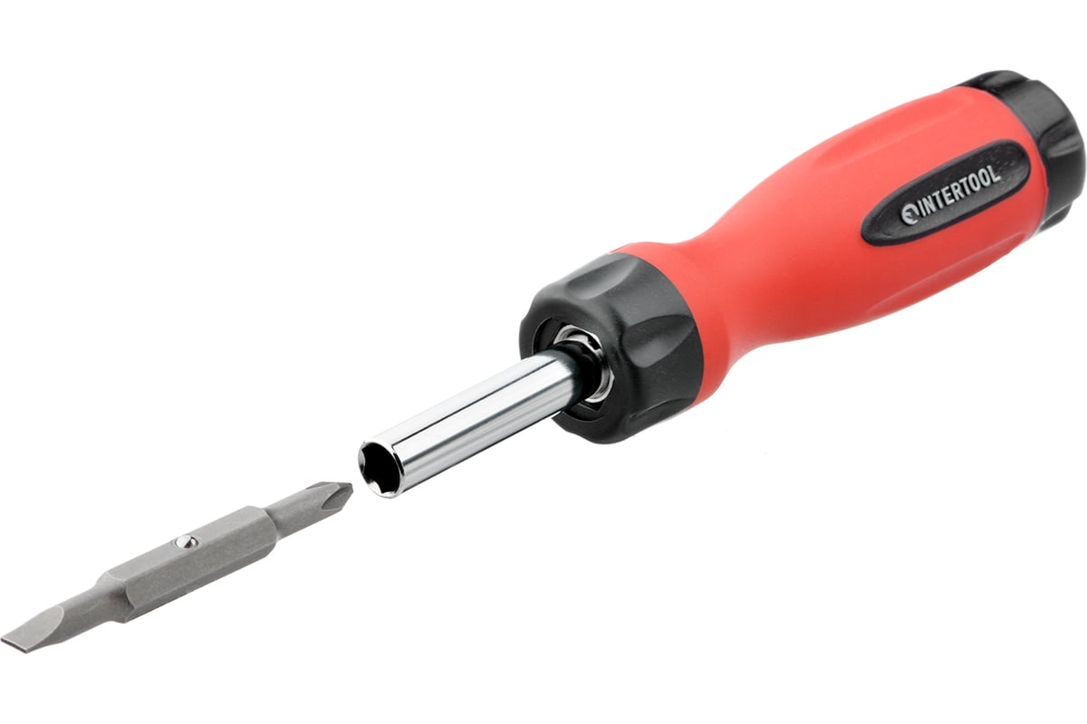 Отвертка Intertool 4 в 1 VT-1008