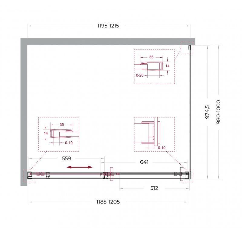 Душевой уголок BelBagno SOFT_CLOSE-1-AH-1-120/100-C-Cr 120x100 прозрачный, хром Душевой уголок BelBagno SOFT_CLOSE-1-AH-1-120/100-C-Cr 120x100 прозрачный, хром