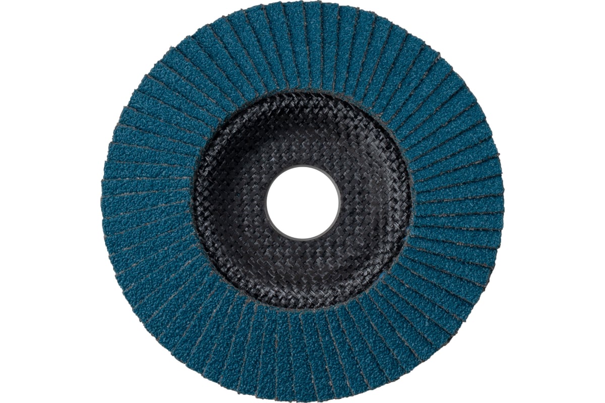 Круг лепестковый торцевой, прямой, цирконат 65% 125х22.2 мм, P-100 ABRAFORM AF-FLAP-FT-125-P100-ZR65