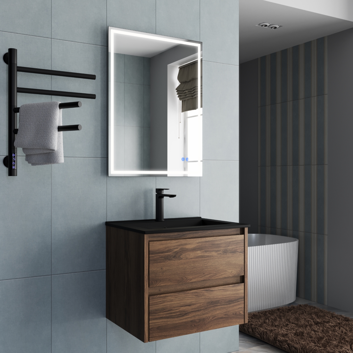 Мебель для ванной Vincea Gio new 60 см C.Oak