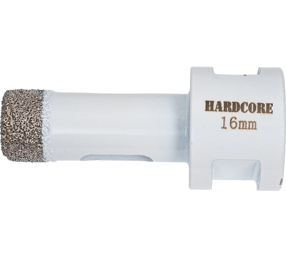 Коронка алмазная Hardcore по керамограниту для УШМ 16 мм, М14 155016
