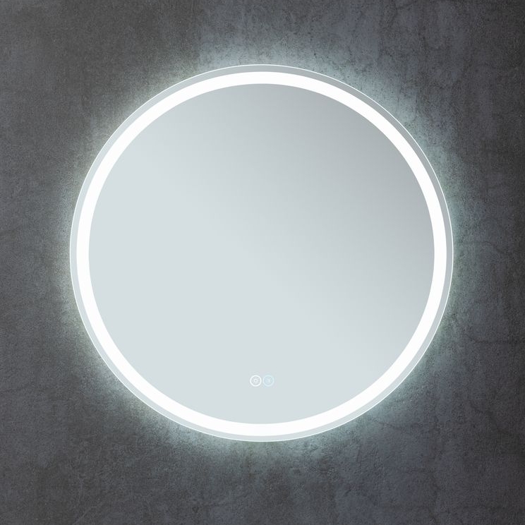 Зеркало Aquanet Арт 90x90 см с подсветкой RGB 00334547