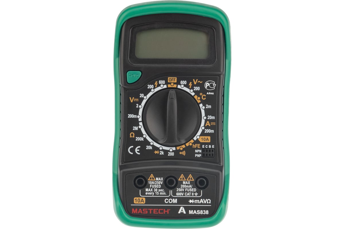 Цифровой мультиметр Mastech MAS838 13-2008