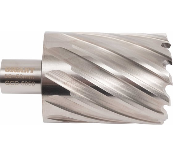 Сверло корончатое HSS, L=50 мм, d=50 мм Gigant GCD-5050