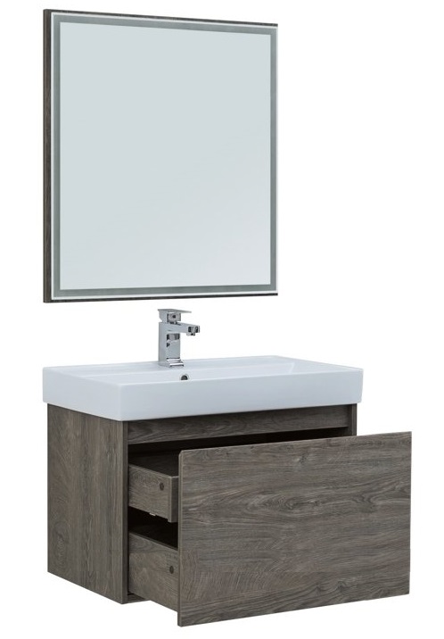 Мебель для ванной Aquanet Nova Lite 75 см, 1 ящик
