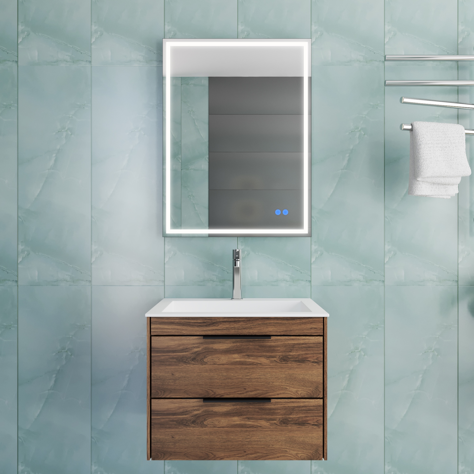 Мебель для ванной Vincea Chiara 2D 60 см C.Oak